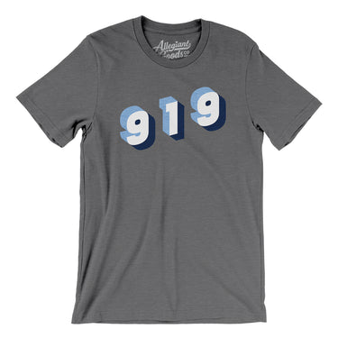 Chapel Hill 919 Area Code Men/Unisex T-Shirt-Allegiant Goods Co. Vintage Sports Apparel