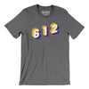 Minneapolis 612 Area Code Men/Unisex T-Shirt-Deep Heather-Allegiant Goods Co. Vintage Sports Apparel