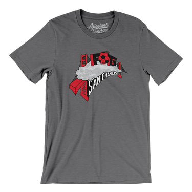 San Francisco Fog Soccer Men/Unisex T-Shirt-Allegiant Goods Co. Vintage Sports Apparel