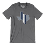 Texas Helmet Stripes Men/Unisex T-Shirt-Allegiant Goods Co. Vintage Sports Apparel