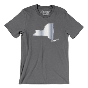New York Pinstripes Men/Unisex T-Shirt-Allegiant Goods Co. Vintage Sports Apparel