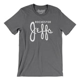 Rochester Jeffs Football Men/Unisex T-Shirt-Allegiant Goods Co. Vintage Sports Apparel