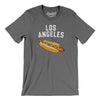 Los Angeles Hot Dog Men/Unisex T-Shirt-Deep Heather-Allegiant Goods Co. Vintage Sports Apparel