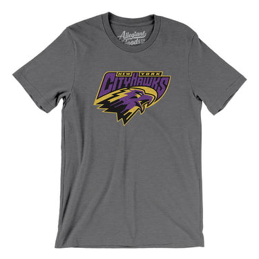 New York CityHawks Arena Football Men/Unisex T-Shirt-Allegiant Goods Co. Vintage Sports Apparel