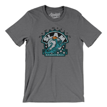 New Mexico Slam Basketball Men/Unisex T-Shirt-Deep Heather-Allegiant Goods Co. Vintage Sports Apparel