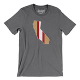 California Helmet Stripes Men/Unisex T-Shirt-Allegiant Goods Co. Vintage Sports Apparel