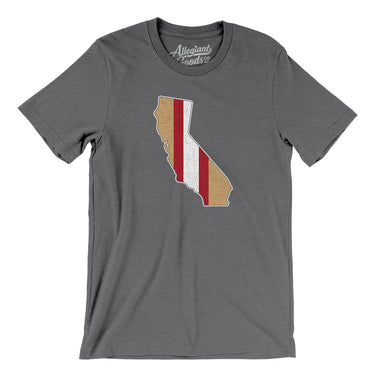 California Helmet Stripes Men/Unisex T-Shirt-Allegiant Goods Co. Vintage Sports Apparel