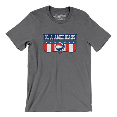 New Jersey Americans Basketball Men/Unisex T-Shirt-Deep Heather-Allegiant Goods Co. Vintage Sports Apparel