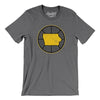 Iowa Basketball Men/Unisex T-Shirt-Deep Heather-Allegiant Goods Co. Vintage Sports Apparel
