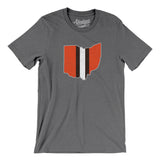 Ohio Helmet Stripes Men/Unisex T-Shirt-Allegiant Goods Co. Vintage Sports Apparel