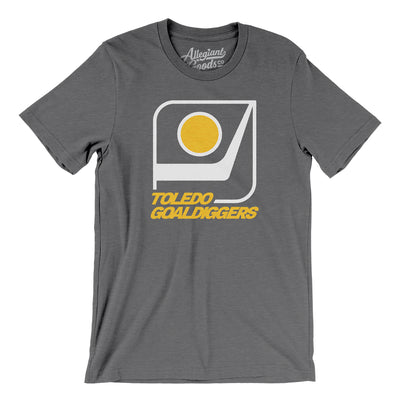 Toledo Goaldiggers Hockey Men/Unisex T-Shirt-Deep Heather-Allegiant Goods Co. Vintage Sports Apparel