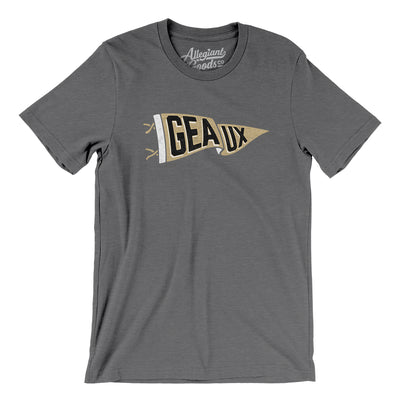 GEAUX Pennant Men/Unisex T-Shirt-Deep Heather-Allegiant Goods Co. Vintage Sports Apparel
