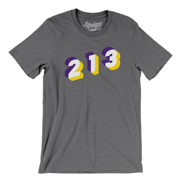 Los Angeles 213 Area Code Men/Unisex T-Shirt-Allegiant Goods Co. Vintage Sports Apparel