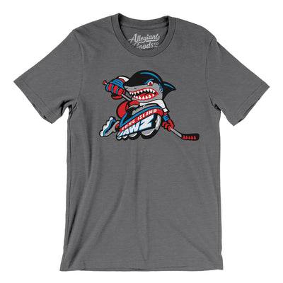 Long Island Jawz Roller Hockey Men/Unisex T-Shirt-Deep Heather-Allegiant Goods Co. Vintage Sports Apparel