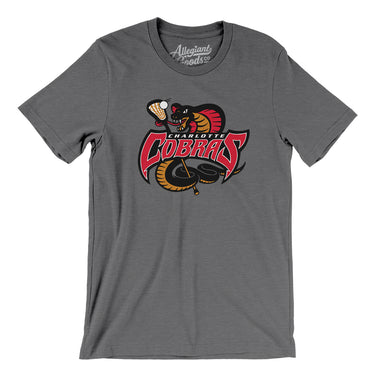 Charlotte Cobras Lacrosse Men/Unisex T-Shirt-Allegiant Goods Co. Vintage Sports Apparel