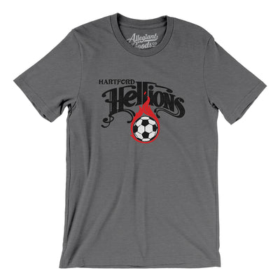 Hartford Hellions Soccer Men/Unisex T-Shirt-Deep Heather-Allegiant Goods Co. Vintage Sports Apparel