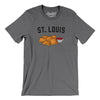 St. Louis Toasted Ravioli Men/Unisex T-Shirt-Deep Heather-Allegiant Goods Co. Vintage Sports Apparel