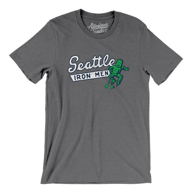 Seattle Ironmen Hockey Men/Unisex T-Shirt-Allegiant Goods Co. Vintage Sports Apparel