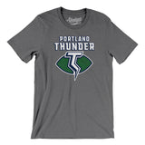 Portland Thunder Football Men/Unisex T-Shirt-Allegiant Goods Co. Vintage Sports Apparel