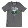 Portland Thunder Football Men/Unisex T-Shirt-Deep Heather-Allegiant Goods Co. Vintage Sports Apparel