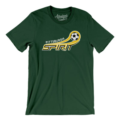 Pittsburgh Spirit Soccer Men/Unisex T-Shirt-Forest-Allegiant Goods Co. Vintage Sports Apparel