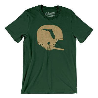 Florida Vintage Football Helmet Men/Unisex T-Shirt-Forest-Allegiant Goods Co. Vintage Sports Apparel