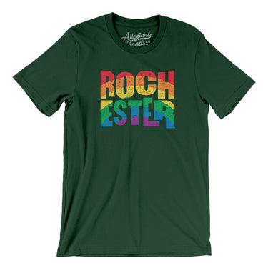 Rochester New York Pride Men/Unisex T-Shirt-Allegiant Goods Co. Vintage Sports Apparel
