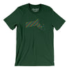 Massachusetts Pride State Men/Unisex T-Shirt-Forest-Allegiant Goods Co. Vintage Sports Apparel