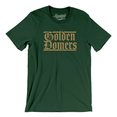 Golden Domers Men/Unisex T-Shirt-Forest-Allegiant Goods Co. Vintage Sports Apparel