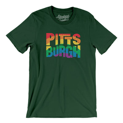 Pittsburgh Pennsylvania Pride Men/Unisex T-Shirt-Forest-Allegiant Goods Co. Vintage Sports Apparel