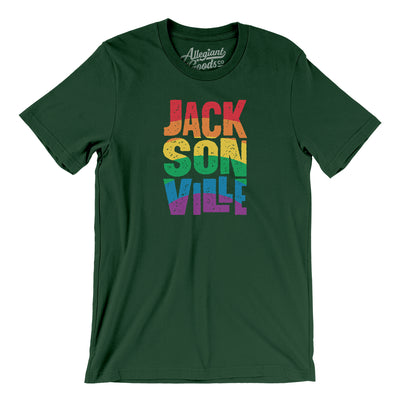 Jacksonville Florida Pride Men/Unisex T-Shirt-Forest-Allegiant Goods Co. Vintage Sports Apparel