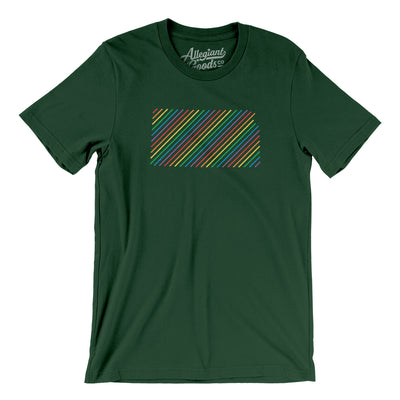 Kansas Pride State Men/Unisex T-Shirt-Forest-Allegiant Goods Co. Vintage Sports Apparel