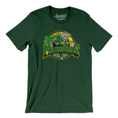 Miami Manatees Hockey Men/Unisex T-Shirt-Forest-Allegiant Goods Co. Vintage Sports Apparel