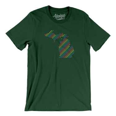 Michigan Pride State Men/Unisex T-Shirt-Allegiant Goods Co. Vintage Sports Apparel