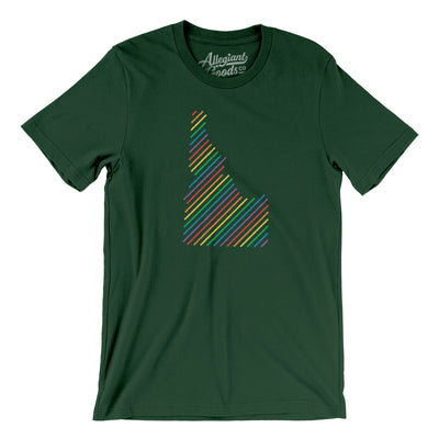 Idaho Pride State Men/Unisex T-Shirt-Forest-Allegiant Goods Co. Vintage Sports Apparel