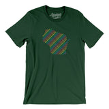 Wisconsin Pride State Men/Unisex T-Shirt-Allegiant Goods Co. Vintage Sports Apparel