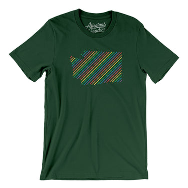 Washington Pride State Men/Unisex T-Shirt-Allegiant Goods Co. Vintage Sports Apparel