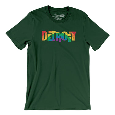 Detroit Michigan Pride Men/Unisex T-Shirt-Allegiant Goods Co. Vintage Sports Apparel
