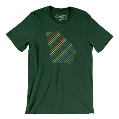 Georgia Pride State Men/Unisex T-Shirt-Forest-Allegiant Goods Co. Vintage Sports Apparel