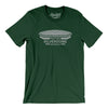 Detroit Silverdome Men/Unisex T-Shirt-Forest-Allegiant Goods Co. Vintage Sports Apparel