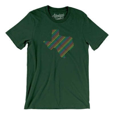 Texas Pride State Men/Unisex T-Shirt-Forest-Allegiant Goods Co. Vintage Sports Apparel