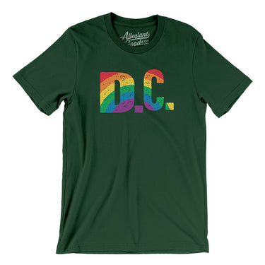 Washington D.C. Pride Men/Unisex T-Shirt-Allegiant Goods Co. Vintage Sports Apparel