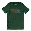 Nebraska Pride State Men/Unisex T-Shirt-Forest-Allegiant Goods Co. Vintage Sports Apparel
