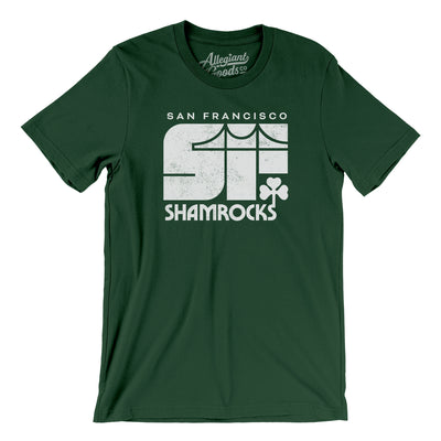 San Francisco Shamrocks Hockey Men/Unisex T-Shirt-Forest-Allegiant Goods Co. Vintage Sports Apparel