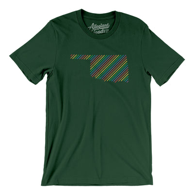 Oklahoma Pride State Men/Unisex T-Shirt-Forest-Allegiant Goods Co. Vintage Sports Apparel