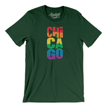 Chicago Illinois Pride Men/Unisex T-Shirt-Allegiant Goods Co. Vintage Sports Apparel