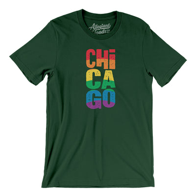 Chicago Illinois Pride Men/Unisex T-Shirt-Forest-Allegiant Goods Co. Vintage Sports Apparel