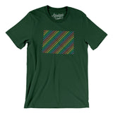Colorado Pride State Men/Unisex T-Shirt-Allegiant Goods Co. Vintage Sports Apparel