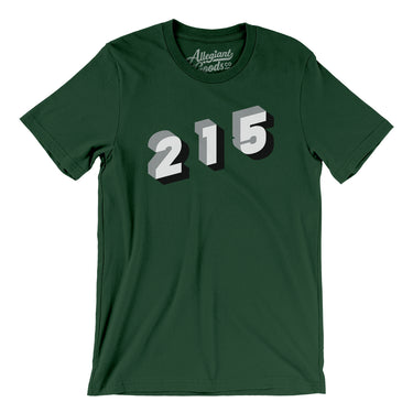 Philadelphia 215 Area Code Men/Unisex T-Shirt-Allegiant Goods Co. Vintage Sports Apparel