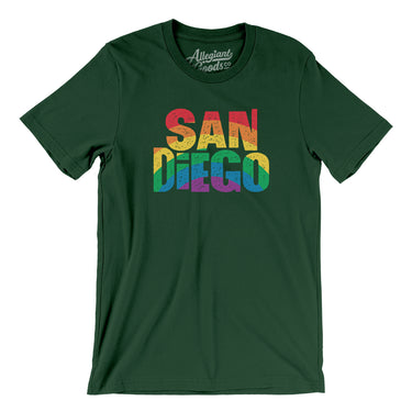 San Diego California Pride Men/Unisex T-Shirt-Allegiant Goods Co. Vintage Sports Apparel